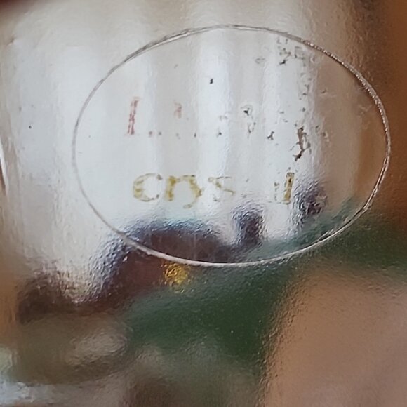 LE Smith Crystal Clear Art Glass Soap Dish Trinket Catchall Holder - Picture 6 of 8